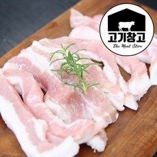 고기창고 프리미엄 삼겹살500g 다용도 구이용/수육용/에어프라이어용/대패용/복고삼겹, 통항정살에어프라이어용500g, 1개