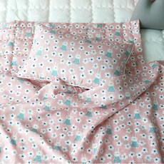 디케이홈 여름 쿨 아기침구 세트 - 인견 낮잠이불 베이비 사이즈, 큐티레빗