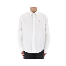 24SS 아미 스몰하트 로고 옥스포드 셔츠 BFUSH130 CO0031 168