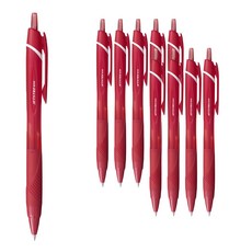 제트스트림 유성볼펜 0.7mm SXN-150-07, 레드, 10개 필기류