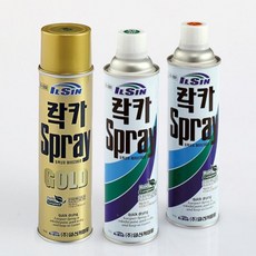 일신 락카 칼라 페인트 스프레이 도색 친환경 색칠, 적색, 420ml, 1개