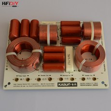 주파수분배기HIFIDIY 라이브 1635 3 웨이 스피커 유닛 (트위터 + 미드 베이스) HiFi 오디오 주파수 분배기, 1개