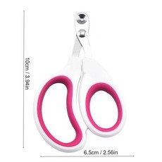고양이 손톱깎이 반려동물 발톱 가위 토끼 작은 동물 반려동물용, 1개, 2.Rose Red
