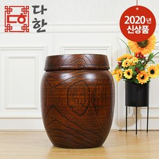 다한수제고가구 오동나무 쌀통(30kg), 고동색, 1개 - 오동나무고가구