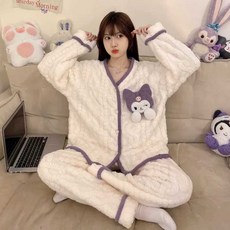 여자 잠옷 점프슈트 내복 수면잠옷 파자마 세트 겨울