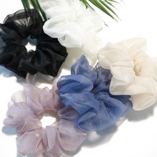 쉬폰곱창머리끈