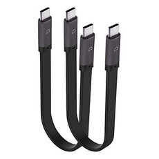 USB C to USB C Cable (0.72ft) 3.1 Gen 2 10Gbps 100W 4K Video Data Tra