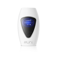 Run 기술 IPL 자동 조사 레이저 제모기 가정용 + 선글라스, 990000 차-YP029W 흰색