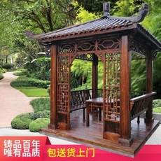 팔각정 조립식원두막 정자외곽 원목방부정원 별장 간이 실외탄화 사각경관 정원정원공원 정자, 01 용봉헌 세트 (책상 바닥 포함)