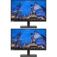 Lenovo ThinkVision S22e 22인치 1920 x 1080 LED 백라이트 풀HD LCD 모니터 HDMI 포함 2팩 번들 VGA, S22e / 22 in, 2개
