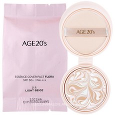 AGE20s 에이지투웨니스 에센스 커버팩트 플로라 리필 14g, AGE 플로라 21호 리필, 1개