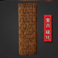 정원부자재 팬션 차양 롤스크린 칸막이 풀로엮은 갈대발 돗자리 갈대 커튼 빈티지 참선 대나무발, T12-I83-우수상품 카보나이징 2미터너비 *20미터