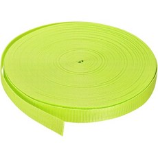 MECCANIXITY 경량 폴리프로필렌 웨빙 스트랩 1 50야드 형광 녹색 밴드 야외용, Fluorescent Yellow Green