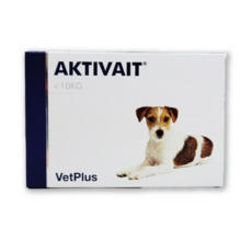 강아지 노령견 항상화제 치매 증상 완화 영양제 AKTIVAIT Capsules 액티베이트 캡슐 60정, 1개