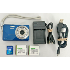 코닥 이지쉐어 M340 10.2MP 디지털 카메라 블루새 배터리 충전기 2GB