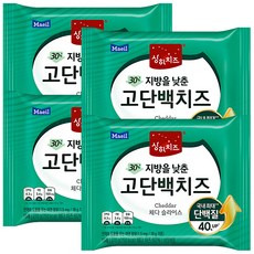 매일유업 상하치즈 지방을 낮춘 고단백치즈 15매*4개, 270g, 4개