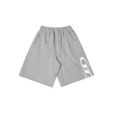 본투윈 BORN TO WIN SIDE B LOGO HALF PANTS MELANGE GREY