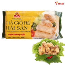 Vmart 베트남 냉동 해산물 짜조레 스프링롤 CHA GIO RE HAI SAN VISSAN, 500g, 1개