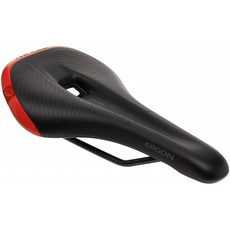 [독일 직배송] Ergon SM Pro 인체공학적 MTB 자전거 안장 블랙/위험한 빨강: 크기: M/L (12-16cm), 단일옵션