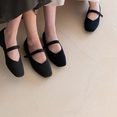 로서울 Rowie Mary jane shoes Fabric 네이비