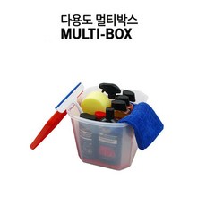 세원멀티박스 세차물통 바스켓 스텝박스 세차도구함 검은색 스텝박스