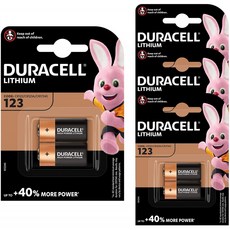 Duracell 8 x CR123 3V 울트라 리튬 포토 배터리-DL123-EL123A-CR123A-CR17345, 1