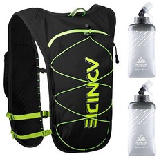 Azarxis BPA 프리 물병 플라스크 누출 방지 러닝 하이드레이션 벨트 패니 팩 트라이애슬론 마라톤 하이킹 사이클링 클라이밍 러너용