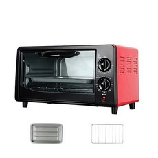 오븐 전자레인지 겸용 가정용 미니 전기 이중 레이어 다기능 사용 주방 가, 12L RED+KR