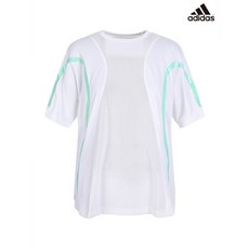 아디다스 adidas X 스텔라맥카트니 여성 화이트 라인 반팔티셔츠