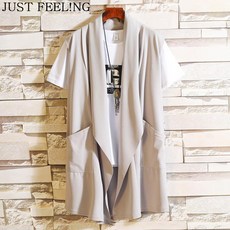 남자오버핏여름조끼