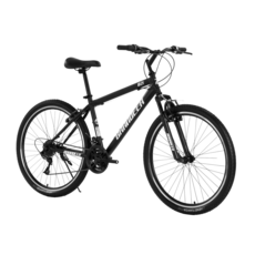브랜디어 바이크 2024년형 MTB 자전거 26인치 입문용 21단 서스펜션, 매트블랙