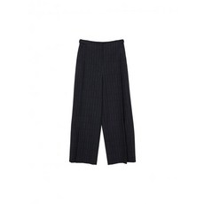 [정품 한정수량] 마뗑킴 MATIN STRIPE TUCK PANTS IN BLACK 마틴킴 MATIN KIM