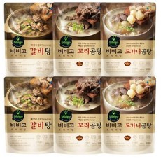 올따옴 간편 보양식 국탕류 CJ 비비고 프리미엄 갈비탕 400g+꼬리곰탕 460g+도가니곰탕 460g 2개씩 총6개, 460g, 6개