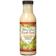 Walden Farms Chipolte Ranch Dressing 월든팜스 치폴레 랜치 드레싱 12oz (355mL) 2팩, 1개, 355ml