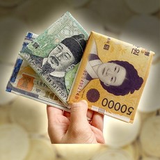 프린트 지폐 현찰 라운딩 골프지갑 용돈봉투 3types xpr*499hy, 2 만원, 1개