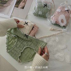 하다맘 면속바지 텐셀레이스 미상 핫한 쿠푸 크림 구름송이 3개 룩