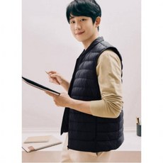 NC 앤드지 스탠드카라 구스90:10다운 베스트 BZA4VP1103-BK_NC