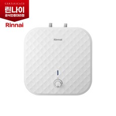 린나이 전기온수기 30리터 상향식 언더싱크형 스테인리스, REW-SM30U