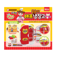 에코에듀 유아 냉장고 장난감 콩순이장난감, 3개