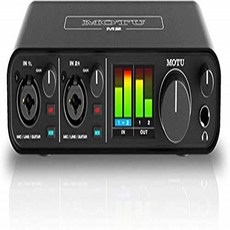MOTU 오디오 인터페이스 M2 2x2 USB-C, 단일상품