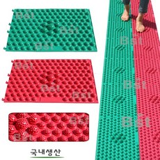 지압판 발바닥 마사지 스트레칭 지압매트 지압발판 연결사용, 지압매트 레드, 1개