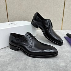 Berluti Fast Track SS24 남성 리얼 가죽 수제 소가죽 신사 정장 신발 비즈니스 옥스퍼드 영륜 남성화 2 배색 - 벨루티구두