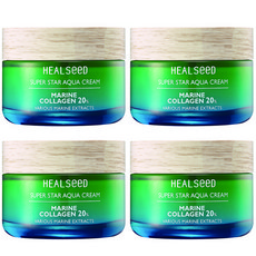 (콜라겐 20%) 주름잡는 힐시드 슈퍼스타 아쿠아 크림 55 ml, 4개, 55ml