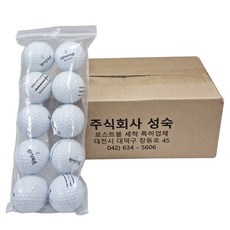 볼빅 흰볼 골프 로스트볼 A+, 흰색, 30개
