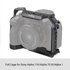 smallrig 전체 dslr 케이지 소니 알파 7 iv알파 7s iii 고급 케이지 키트 소니 a7iv a7m4 3669용 l 브래킷 베이스 플레이트, 협력사, 풀 케이지 3667, 05 Full Cage 3667_01 CHINA, 1개