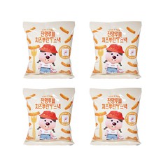 잔망루피 치즈뿌린 떡볶이 스낵, 80g x 4개, 80g