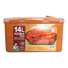 황토 이지탱크 누름이 김치통14L, 1, 1개