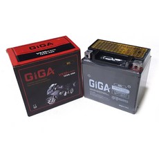 혼다 PCX125 배터리 14년이전 GTX6.4A-BS 12V6.4A/GIGA 밀폐형젤밧데리, 1개