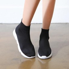 이나슈즈 스피드 러너 니트 스니커즈 삭스 슬립온