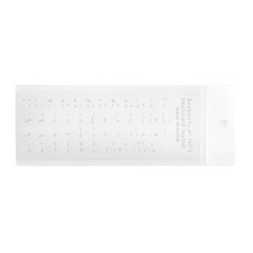 컴퓨터스티커 글자 스티커 방수 아랍어 키보드 스티커 알파벳 노트북 컴퓨터 하얀색 1개